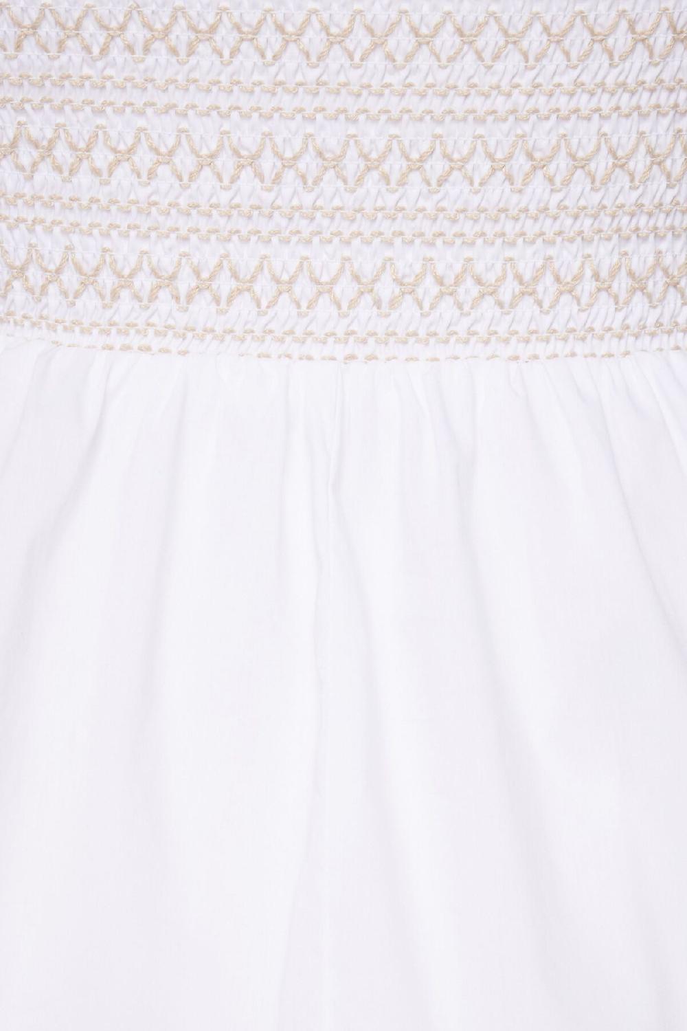 Dynamite Minirobe Smockée à Col En Cœur