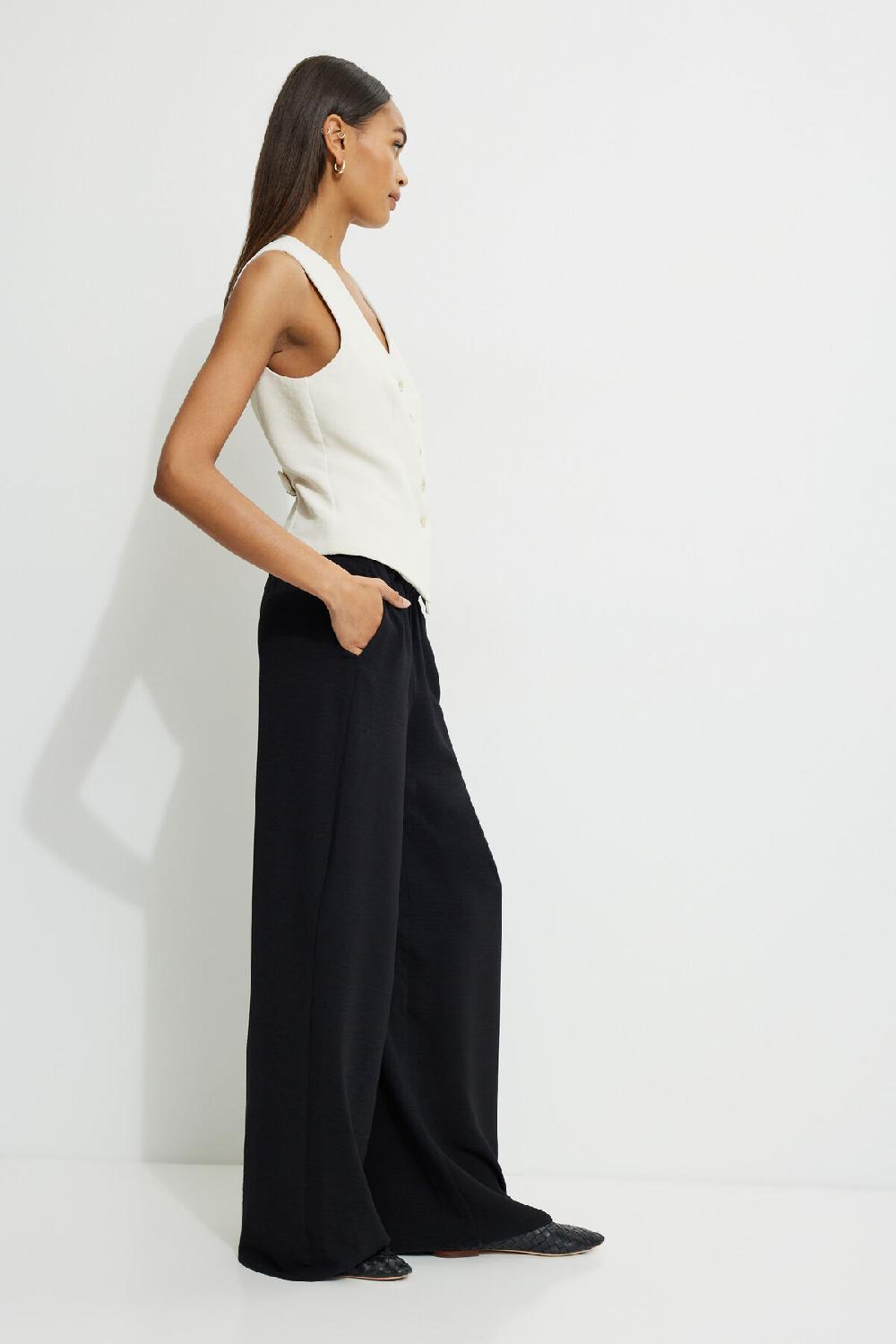 Dynamite Pantalon à Enfiler à Jambe Large