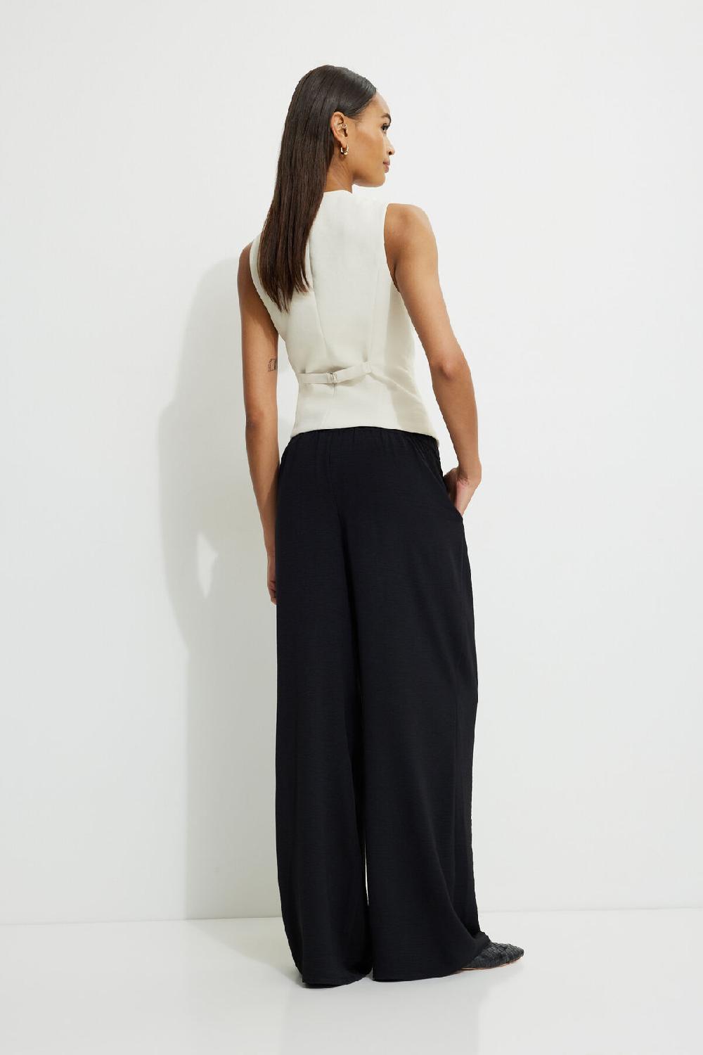 Dynamite Pantalon à Enfiler à Jambe Large