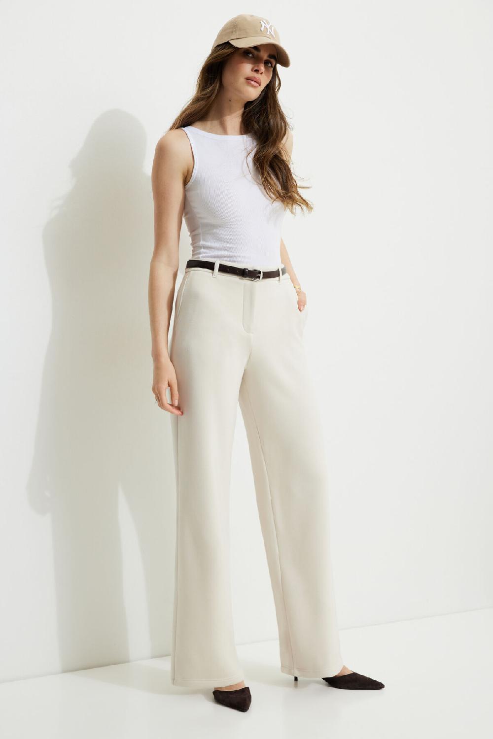 dynamite Pantalon Anywear à jambe droite en scuba