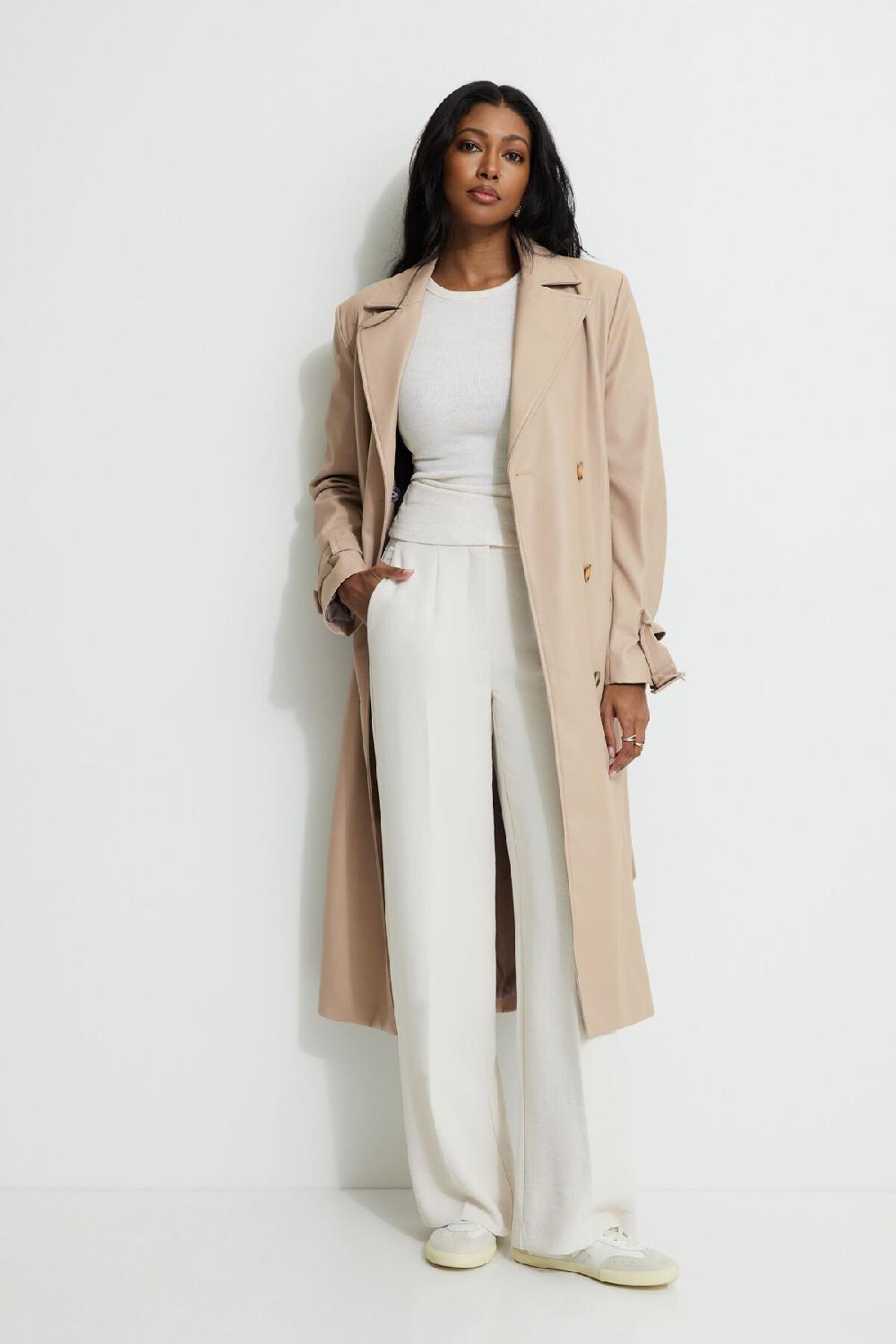 Dynamite Pantalon Fluide à Jambe Droite Yasmin