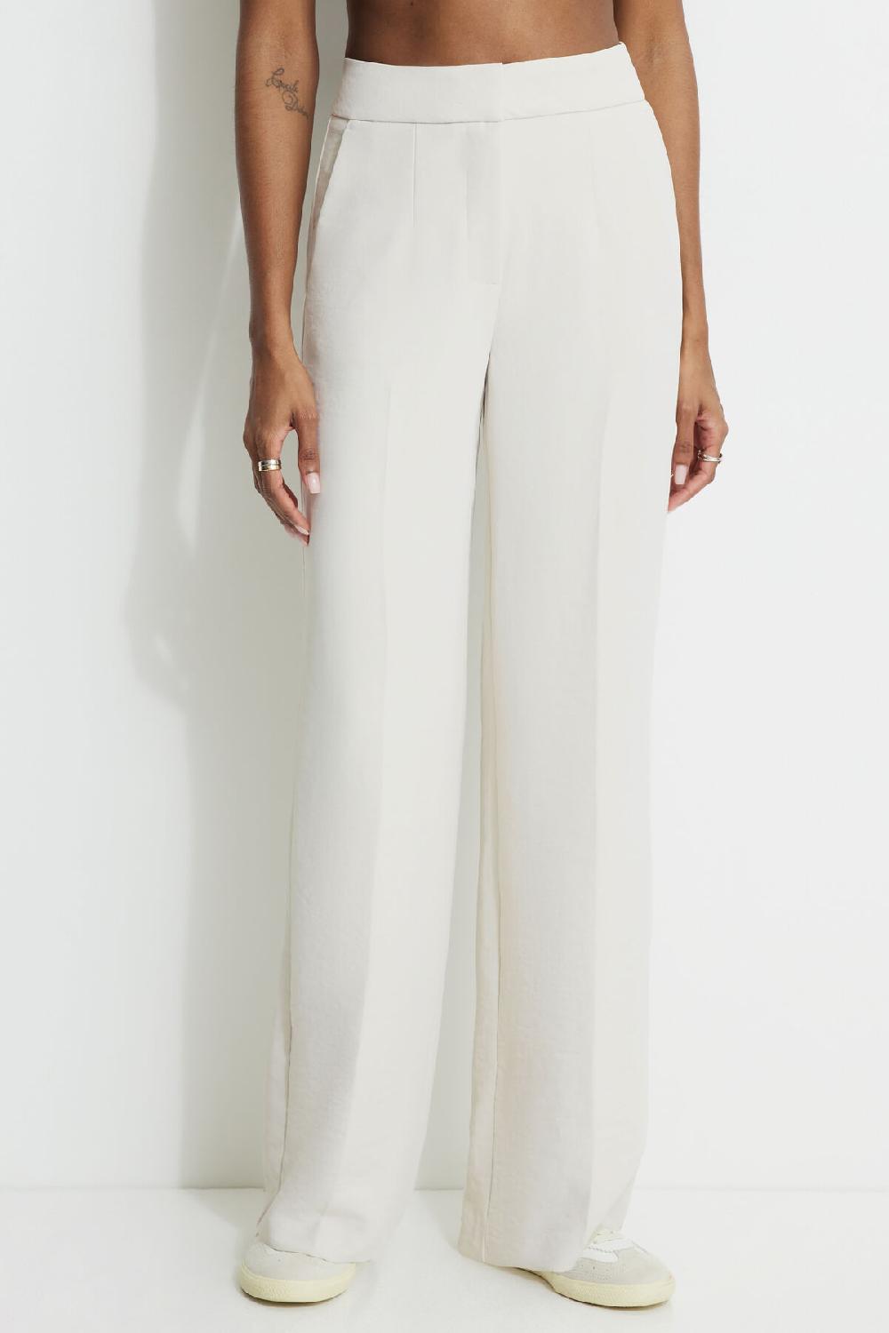 Dynamite Pantalon Fluide à Jambe Droite Yasmin