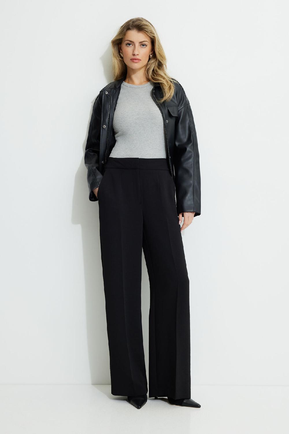 dynamite Pantalon fluide à jambe droite Yasmin