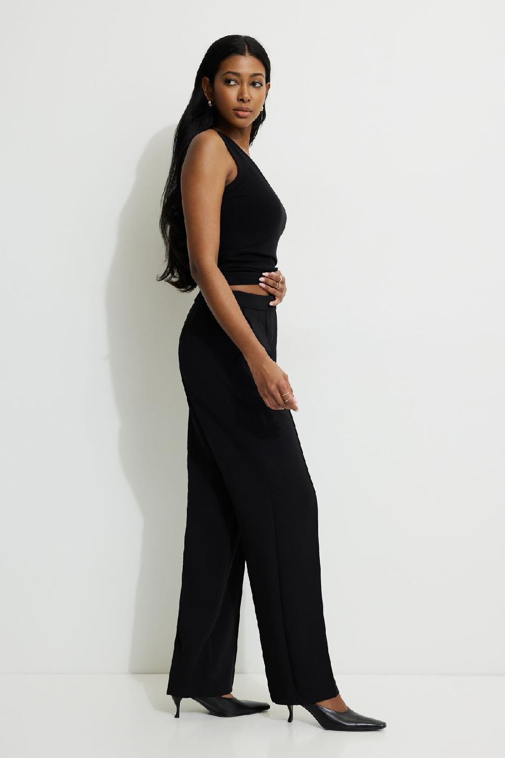 Dynamite Pantalon Surpiqué à Jambe Droite