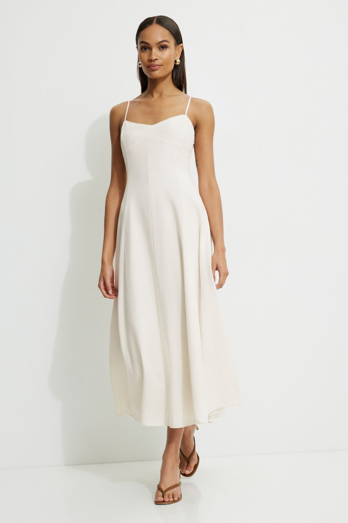 Dynamite Robe Maxi Belle à Col En Cœur