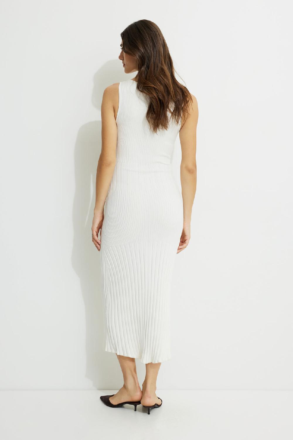 Dynamite Robe Maxi En Tricot Côtelé