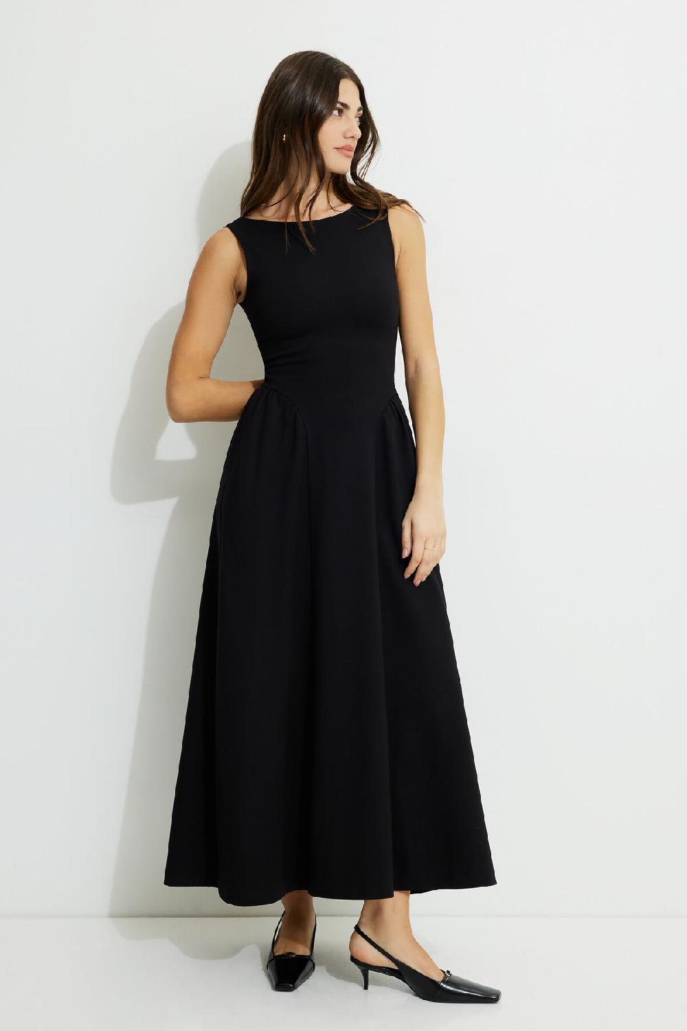 dynamite Robe Maxi évasée En Tricot Point De Rome