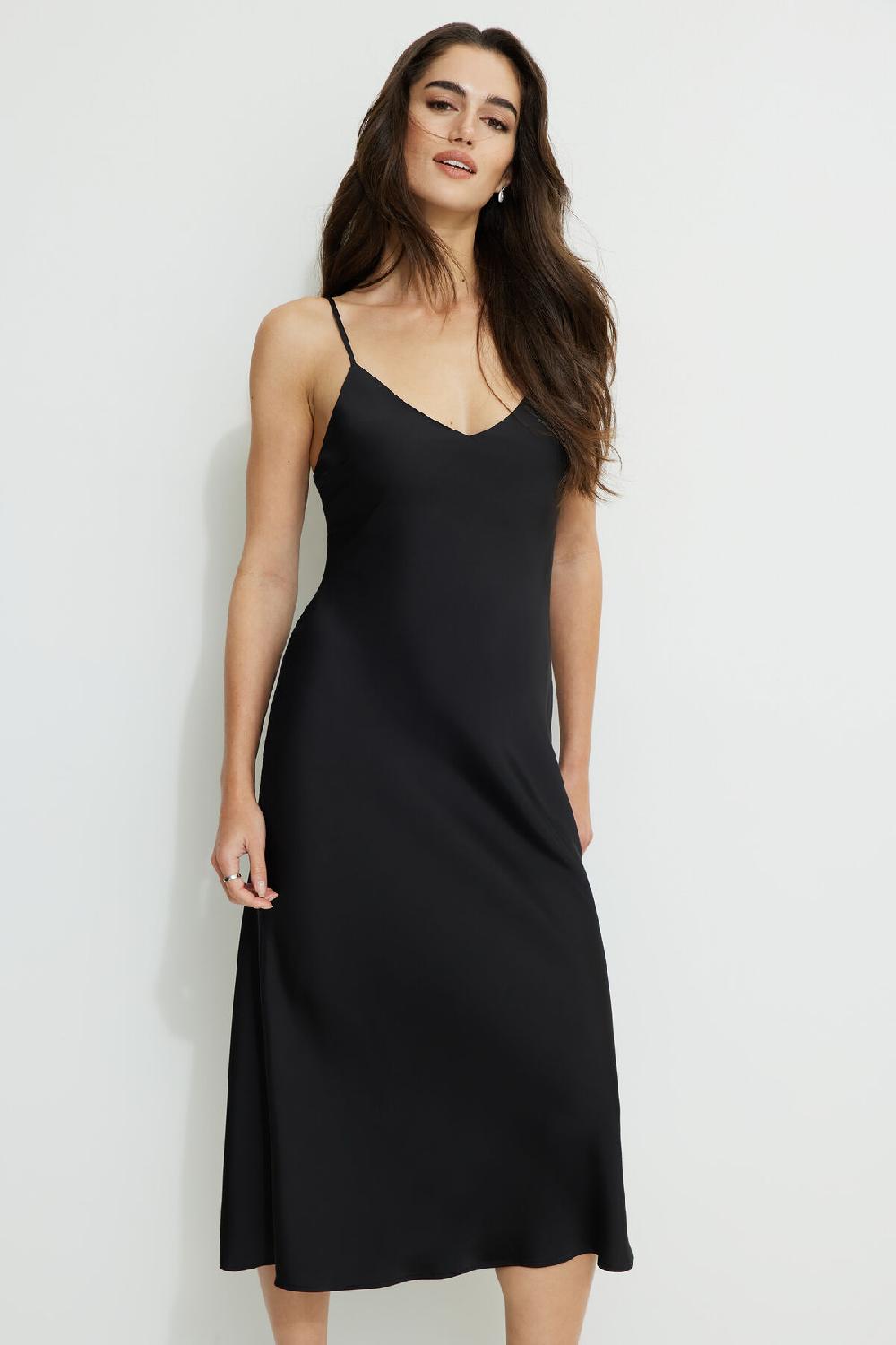 Dynamite Robe Nuisette Maxi En Satin Aimee