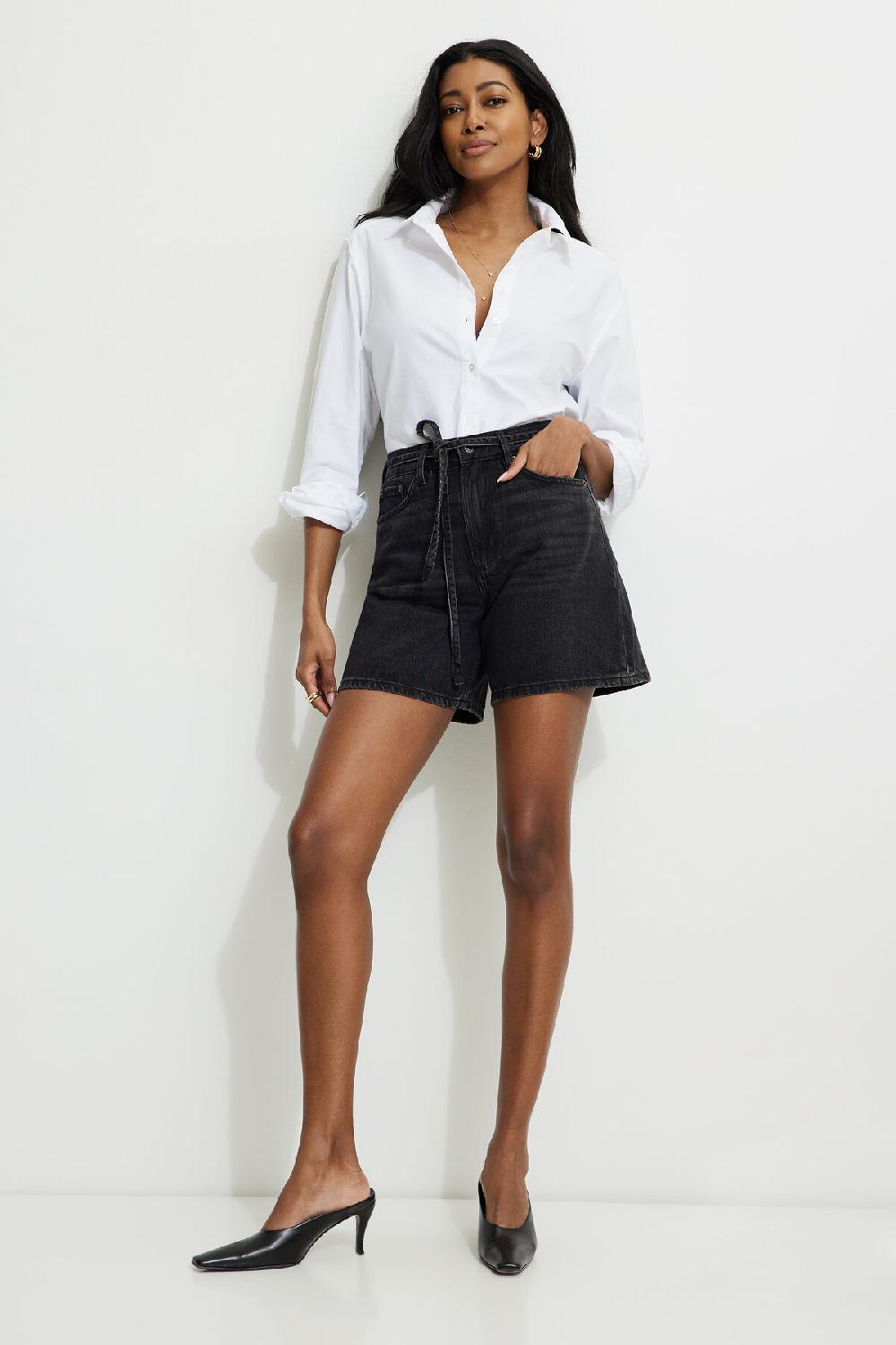 Dynamite Short En Denim Avec Cordon Charlie