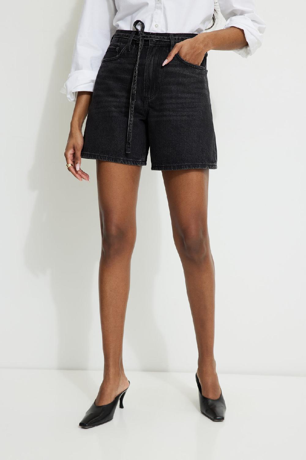 Dynamite Short En Denim Avec Cordon Charlie