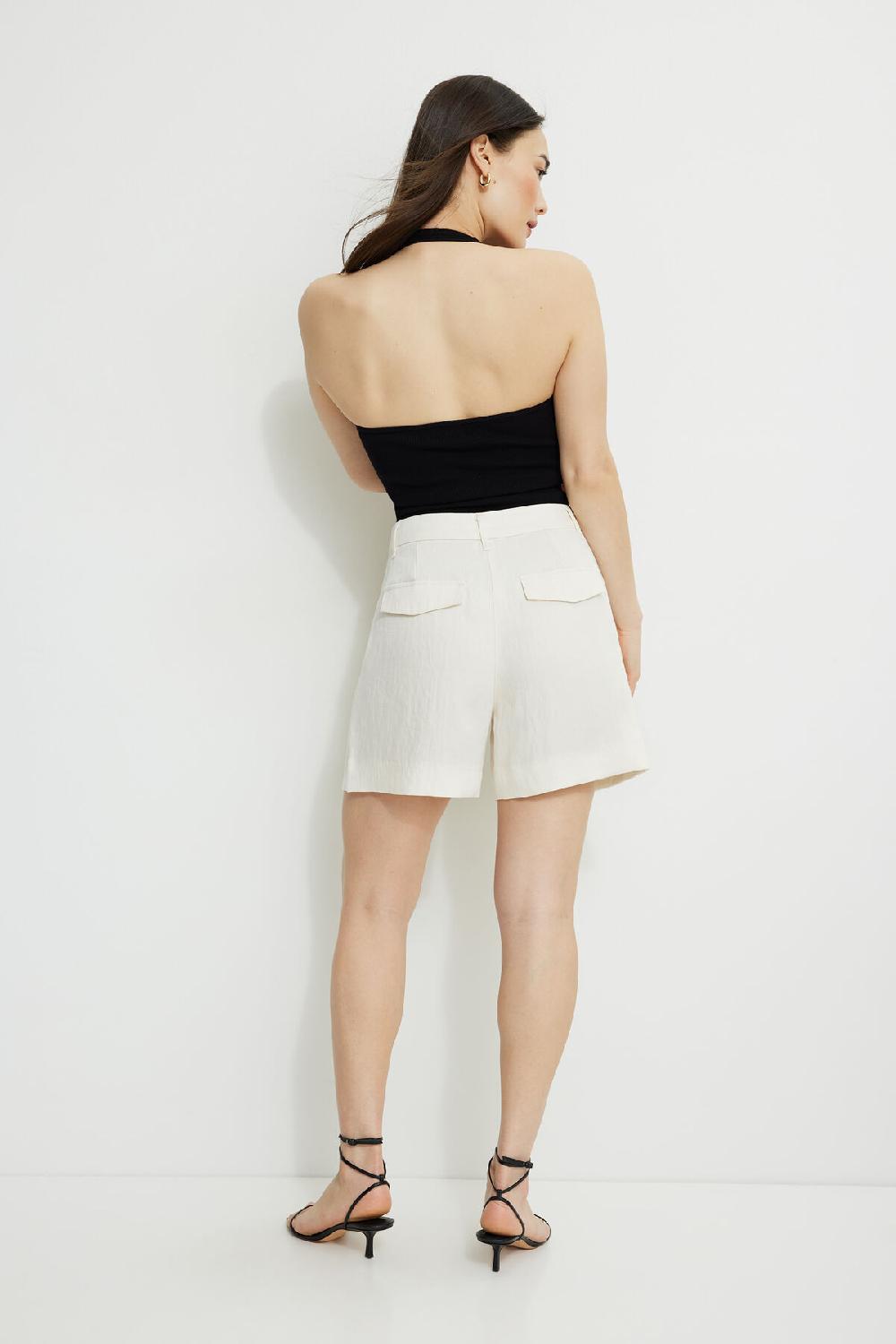 Dynamite Short Mi Cuisse Plissé