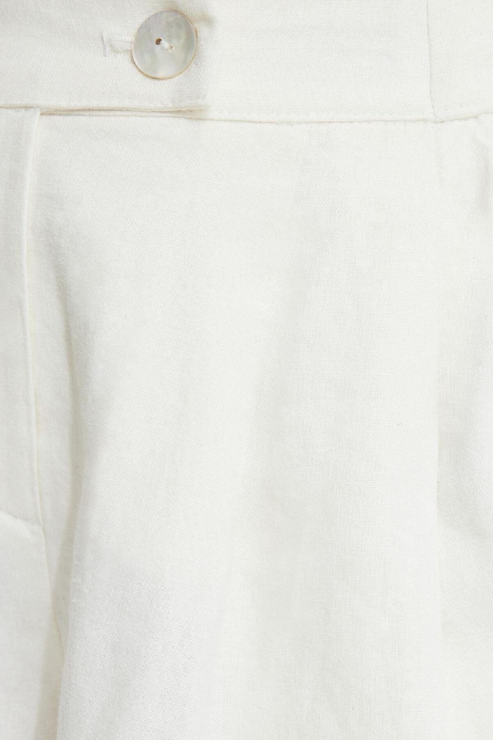 Dynamite Short Plissé En Lin