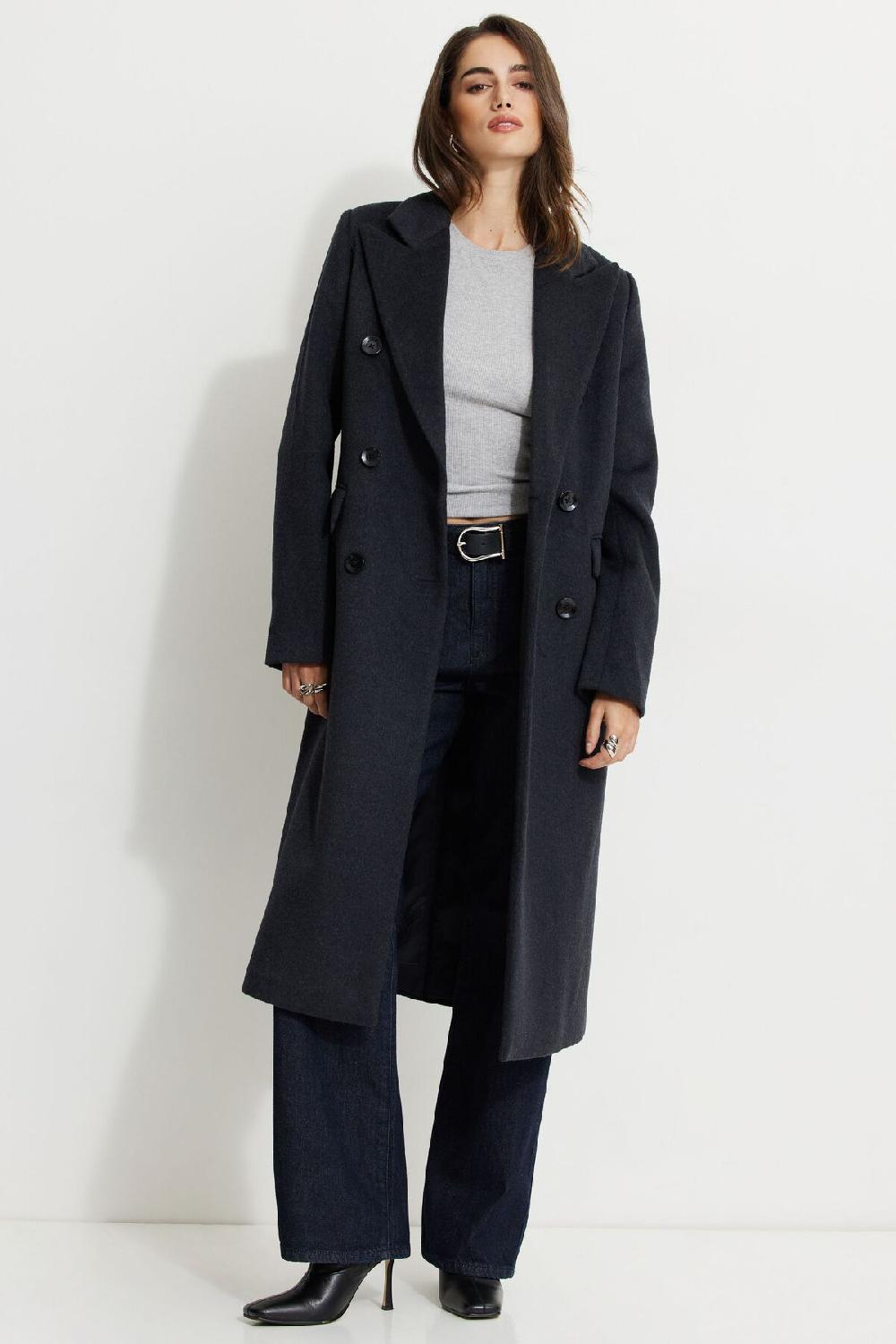 Dynamite T Shirt Aux Hanches Côtelé à Col Rond