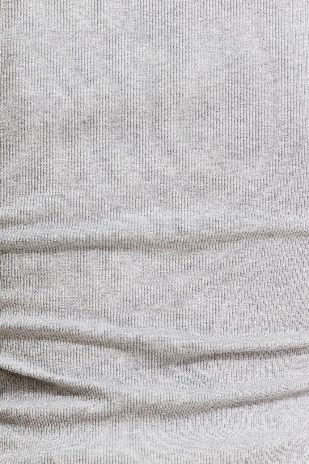 Dynamite T Shirt Aux Hanches Côtelé à Col Rond