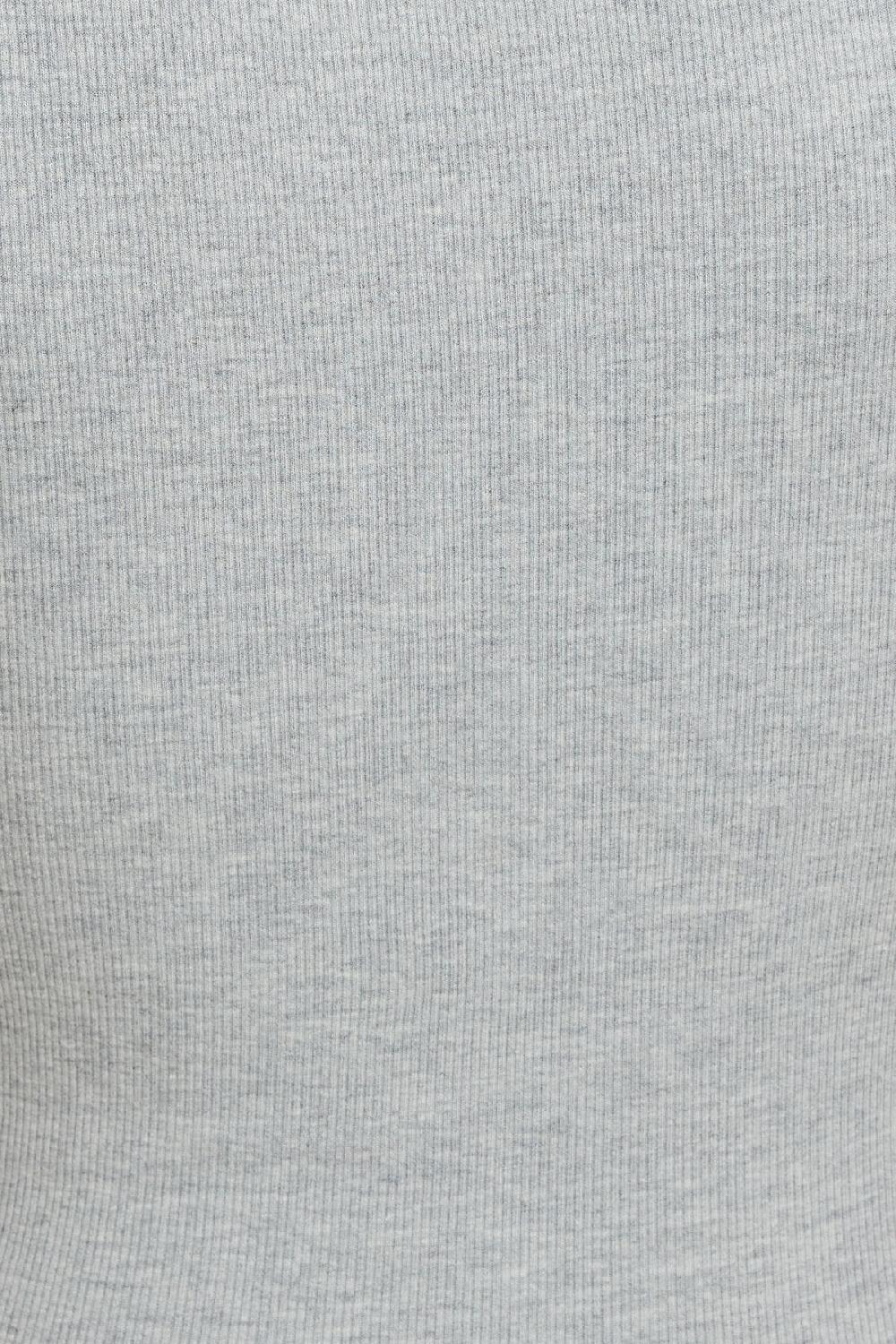 Dynamite T Shirt Côtelé à Col Rond Olive