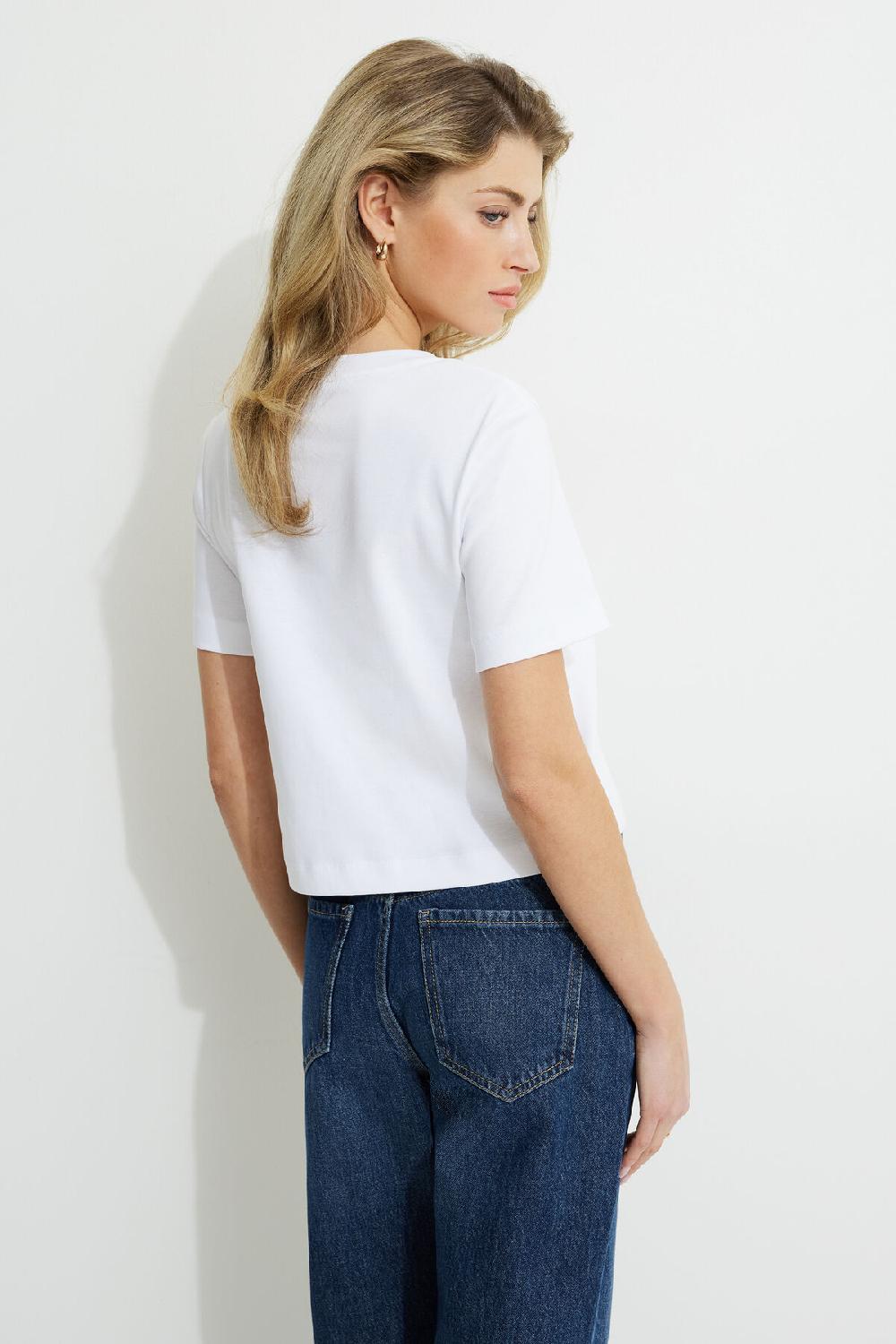 Dynamite T Shirt De Tous Les Jours En Coton épais