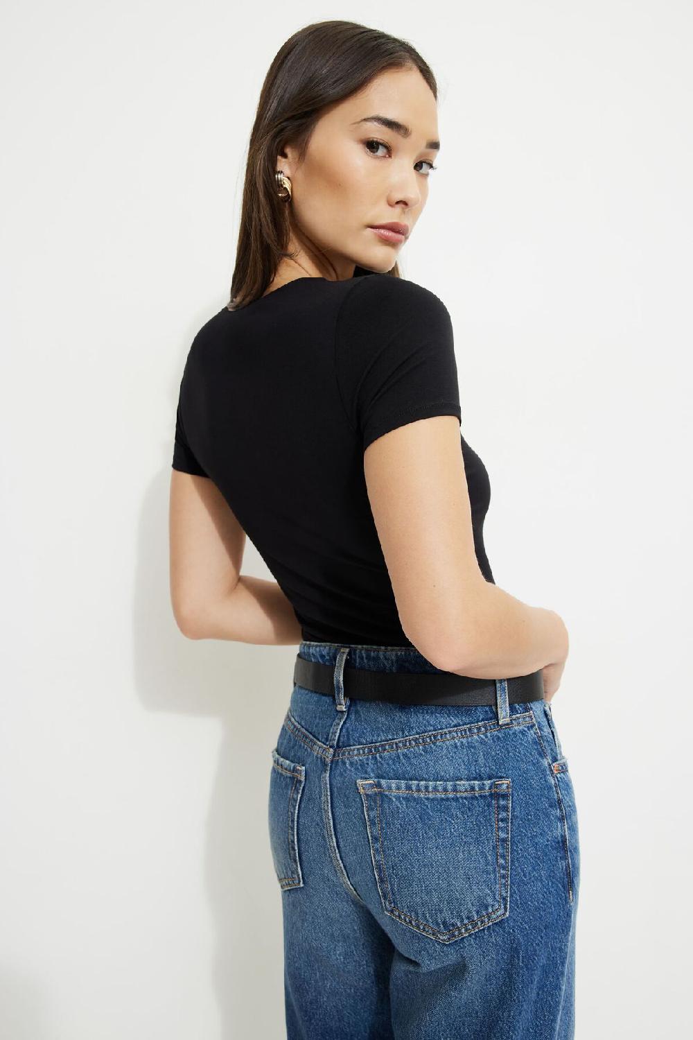 Dynamite T Shirt En Jersey à Col Rond Drea