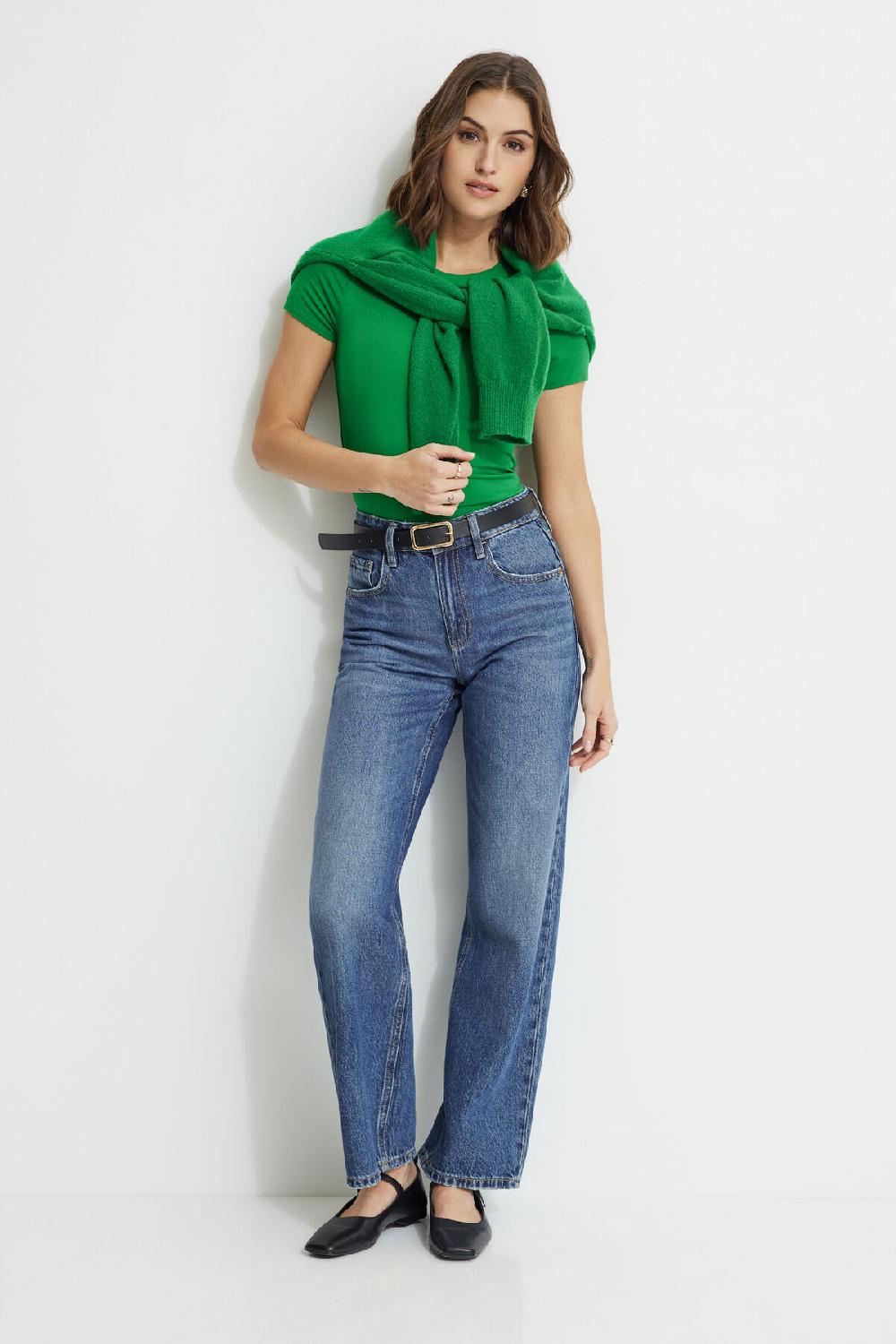 Dynamite T Shirt En Jersey à Col Rond Drea