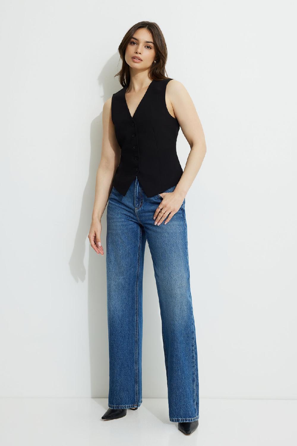 Dynamite Veste Sans Manches à Dos Cintré Nelly