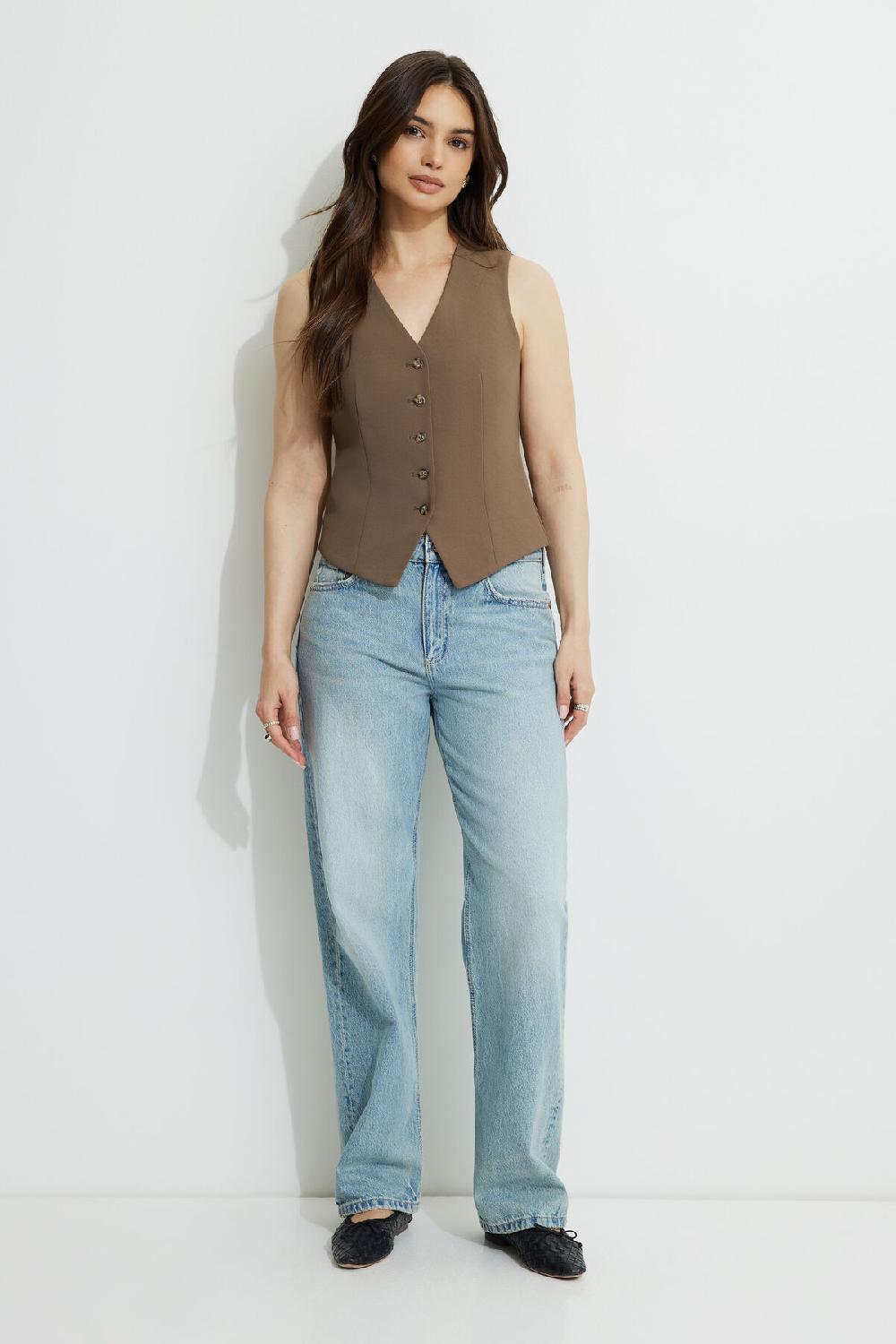 Dynamite Veste Sans Manches à Dos Cintré Nelly