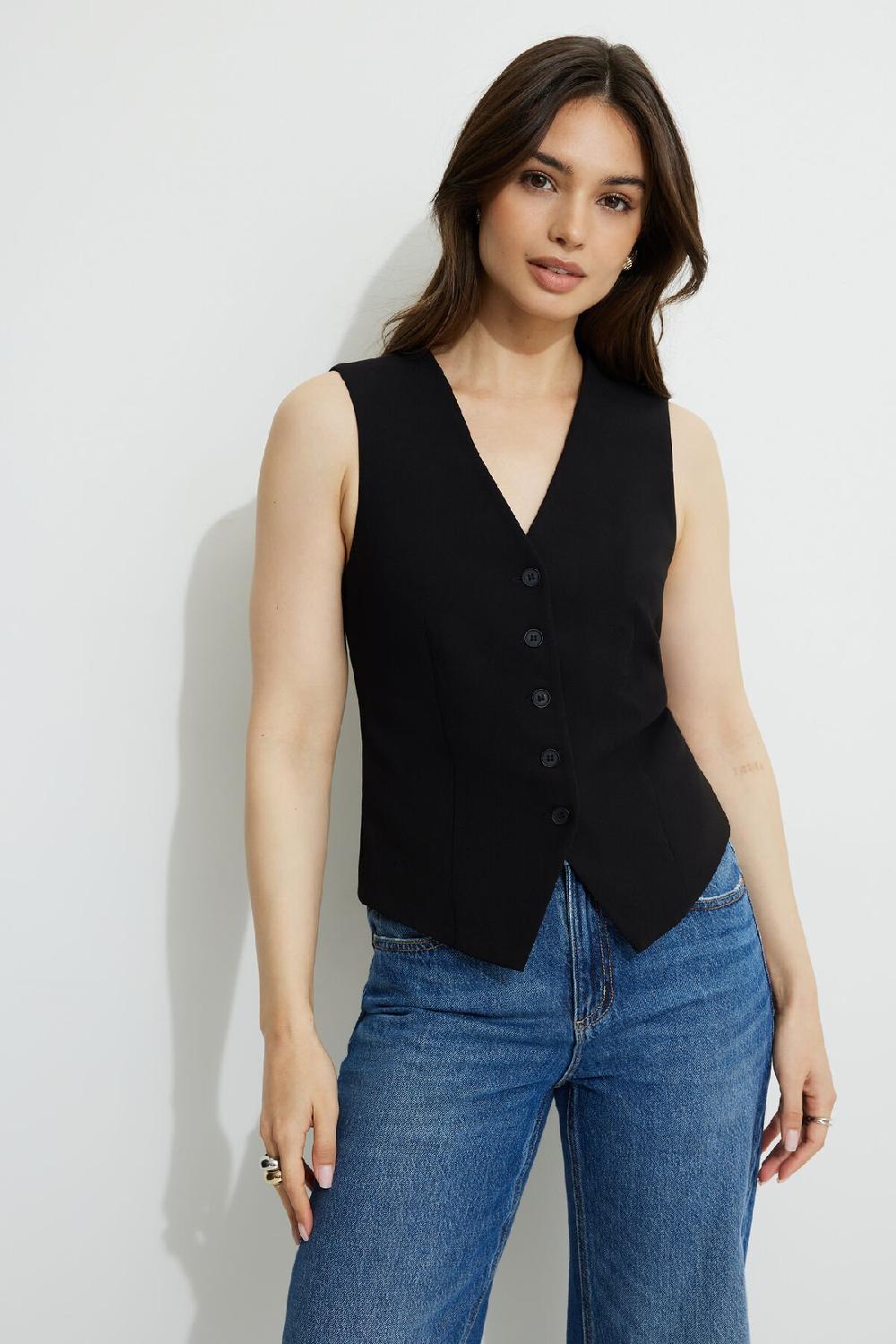 dynamite Veste sans manches à dos cintré Nelly