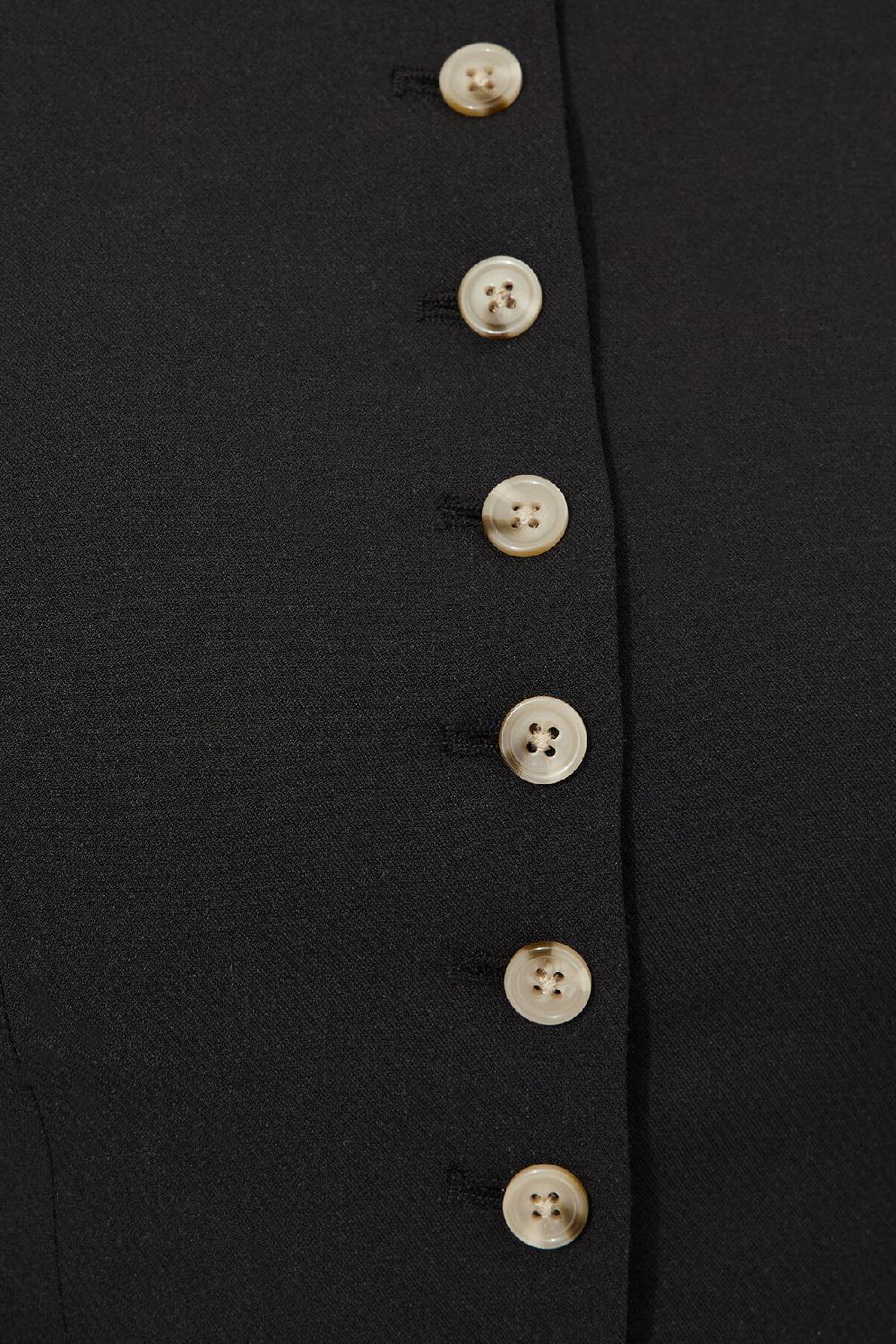 Dynamite Veste Sans Manches Ouverte à Col Rond