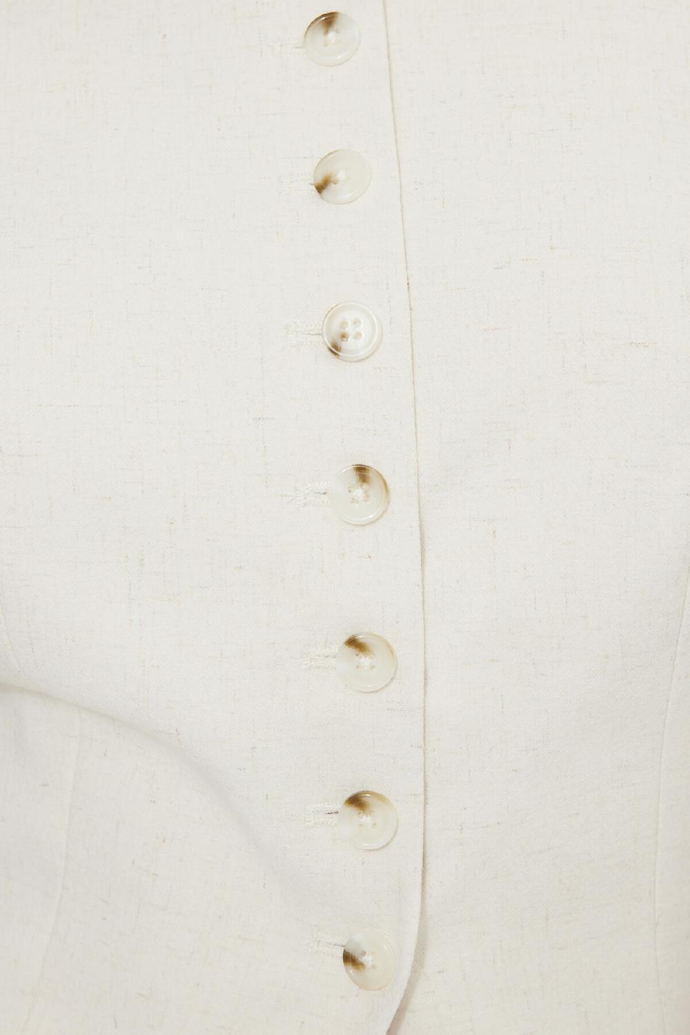 Dynamite Veste Sans Manches Ouverte à Col Rond