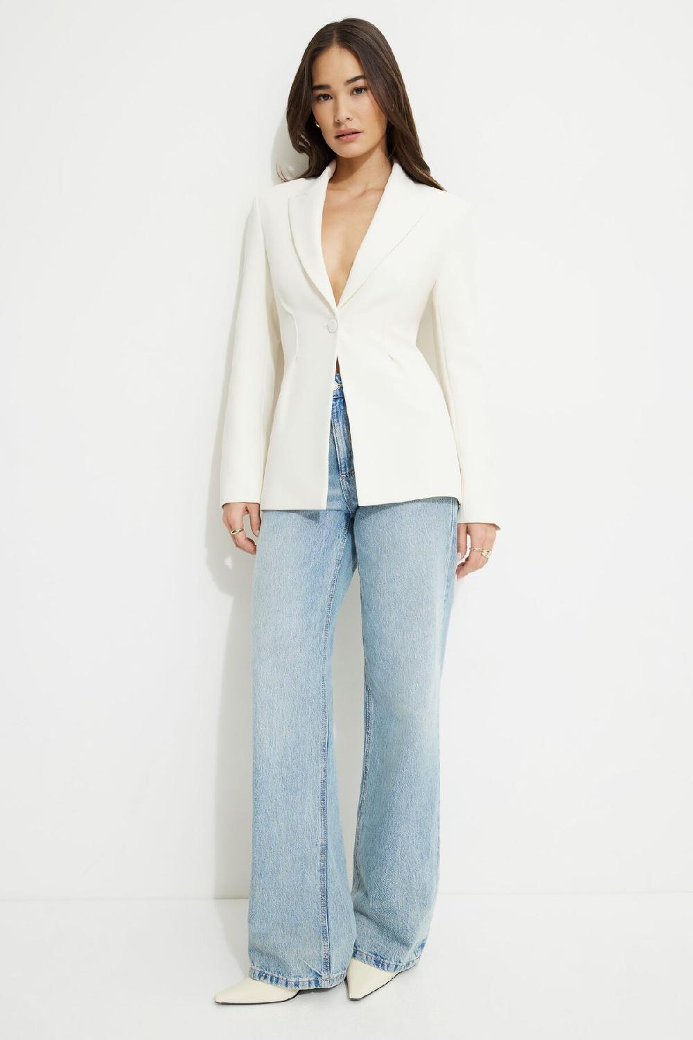 Dynamite Veston Ajusté à Un Bouton