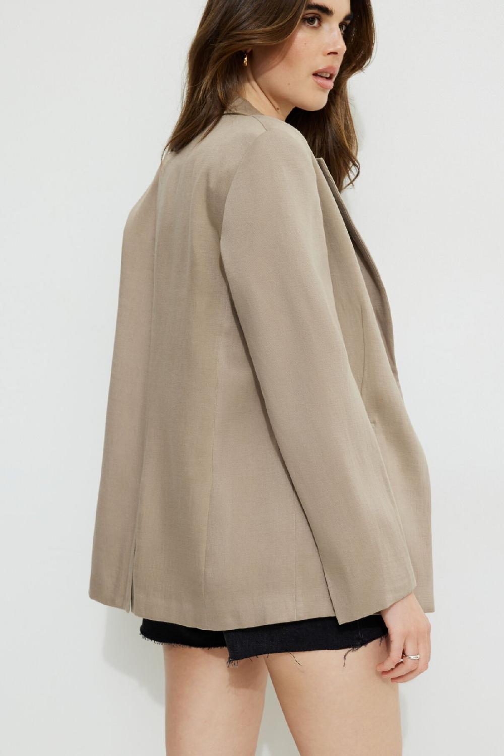 Dynamite Veston Fluide à Coupe Droite