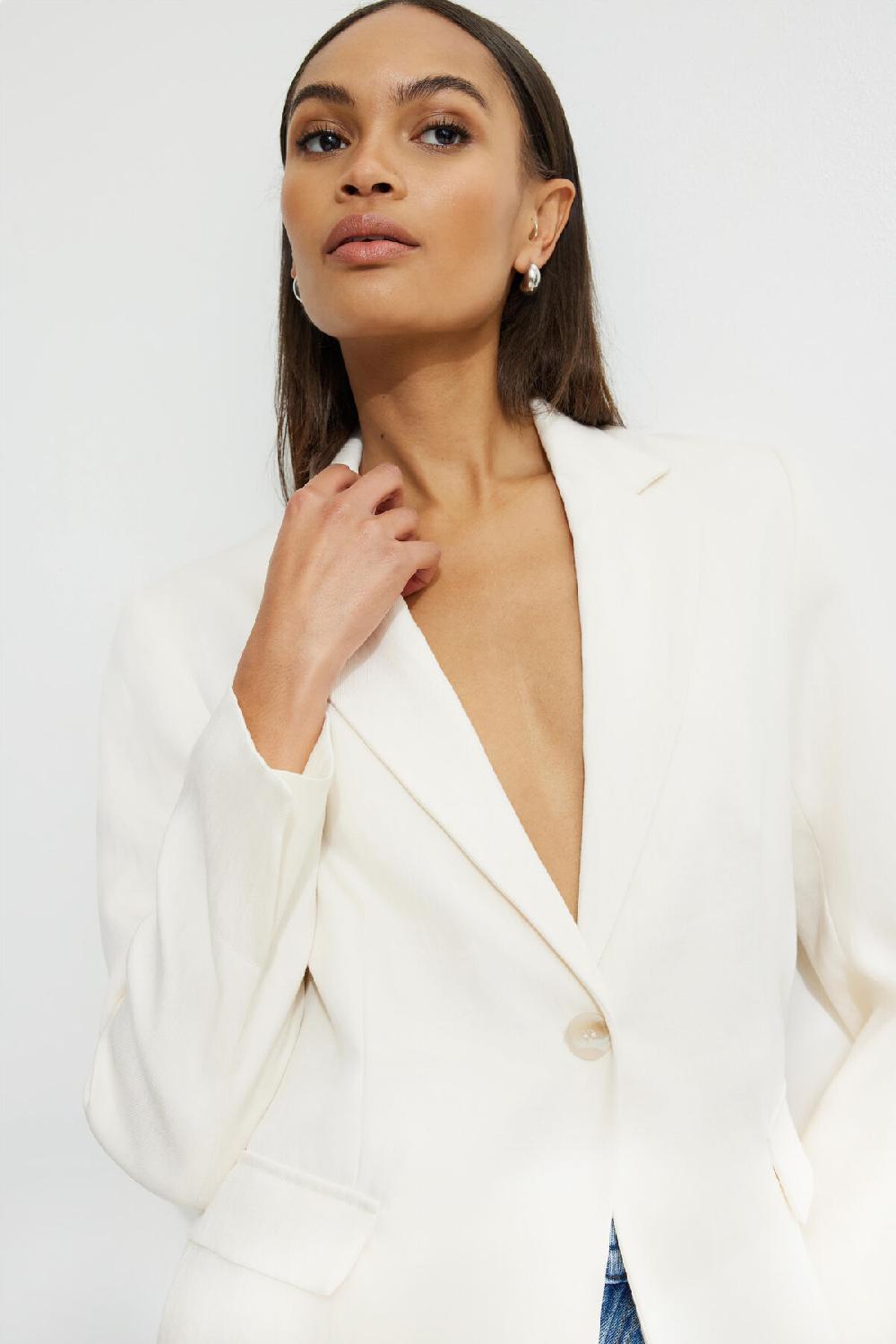 Dynamite Veston Fluide à Coupe Droite