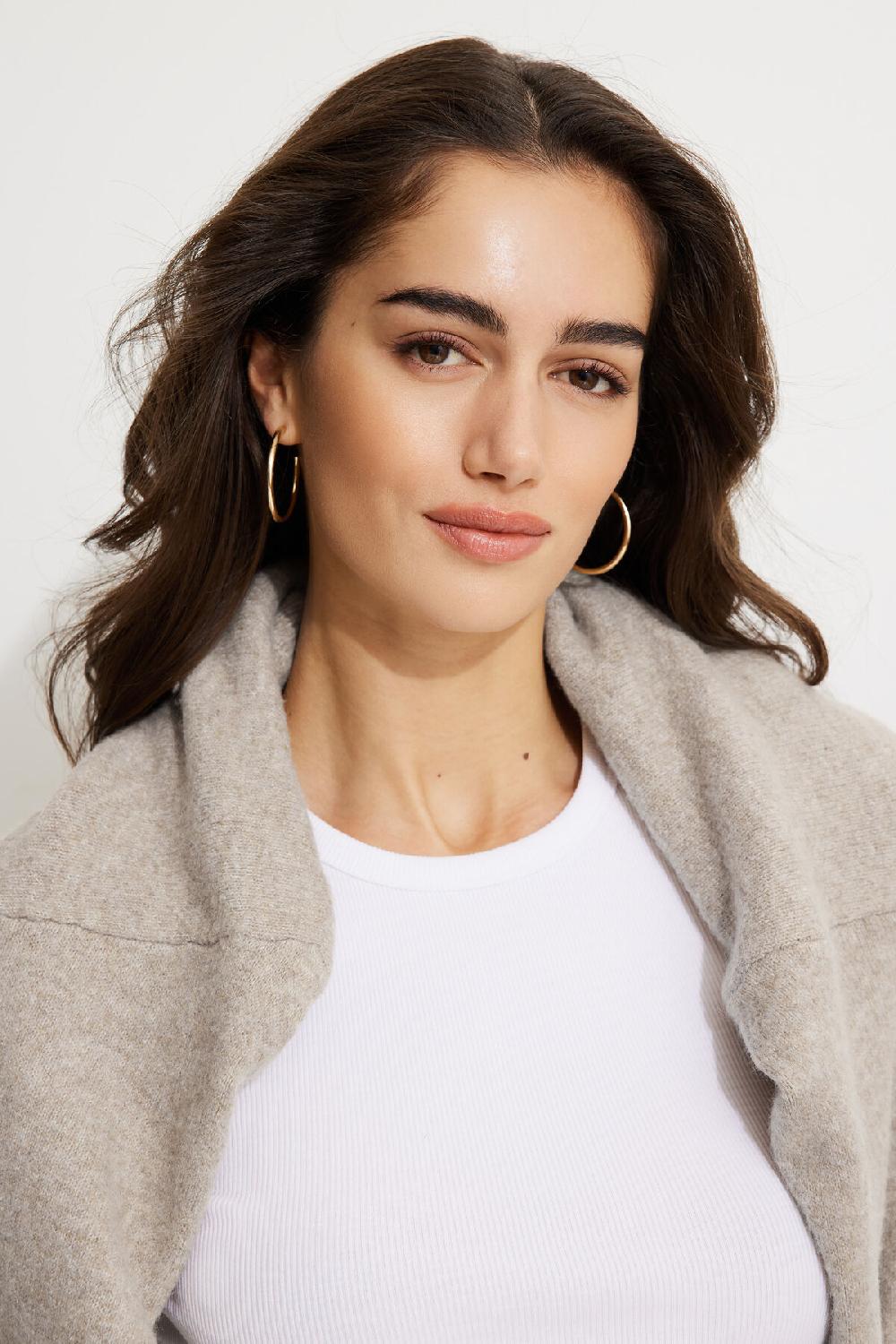 dynamite Ensemble de 2 paires d'anneaux d’oreilles en forme de tube