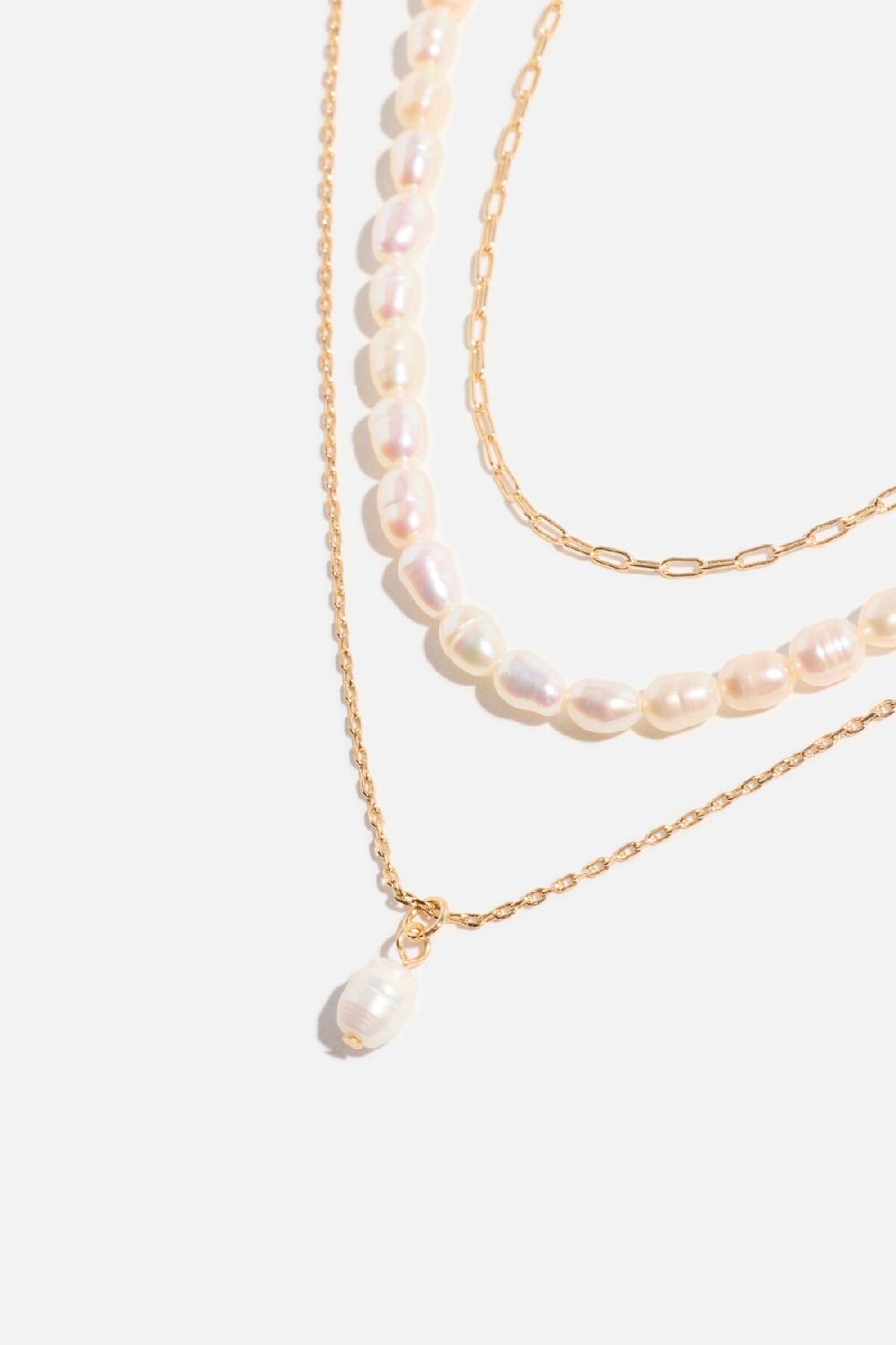 Dynamite Ensemble De 3 Colliers En Chaîne Et En Perles