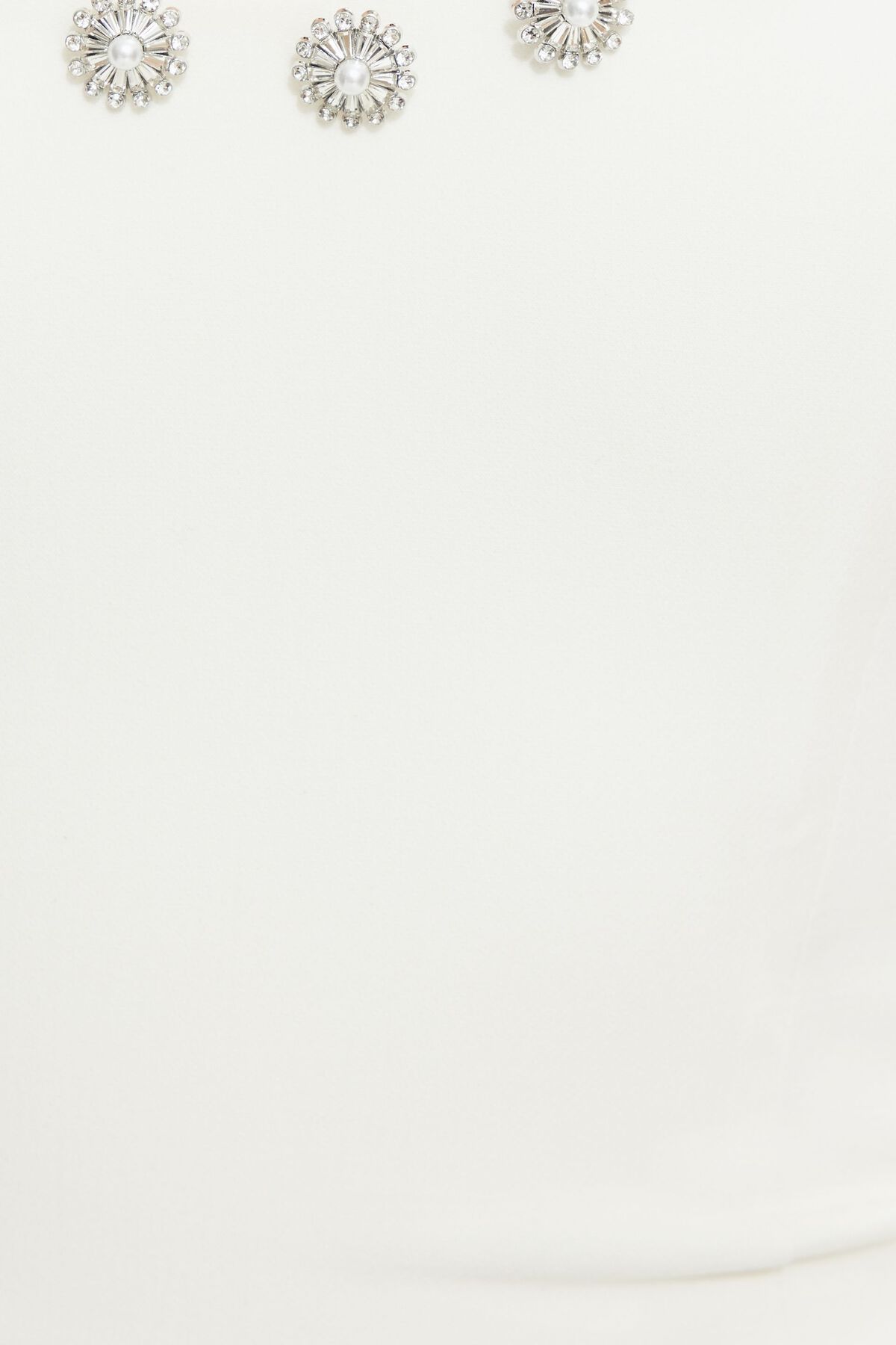 Dynamite Haut Tube Style Corset Orné De Pierres Du Rhin