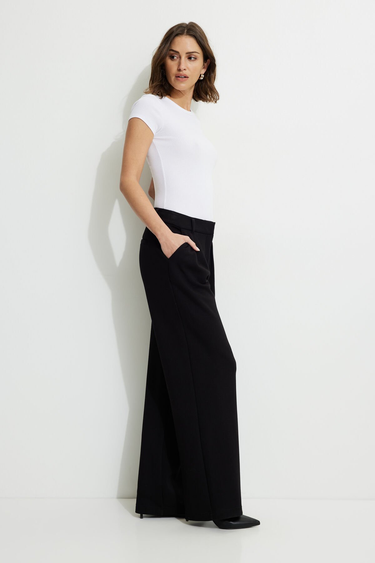 Dynamite Pantalon à Jambe Large En Scuba Anywear Alex