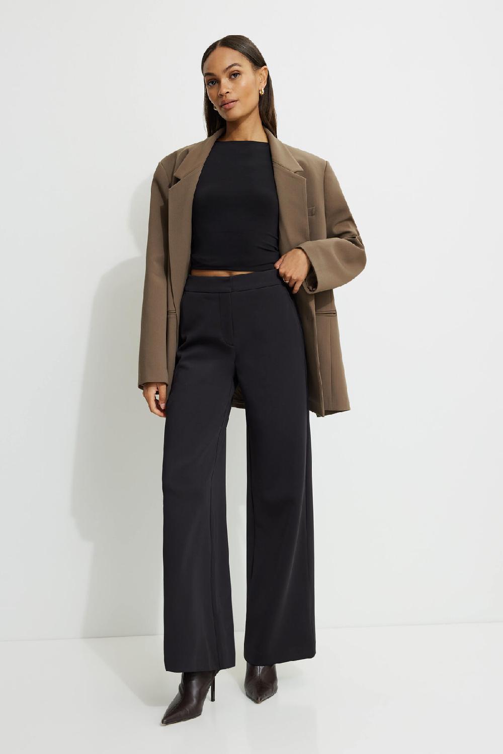 dynamite Pantalon Anywear à jambe super large en scuba