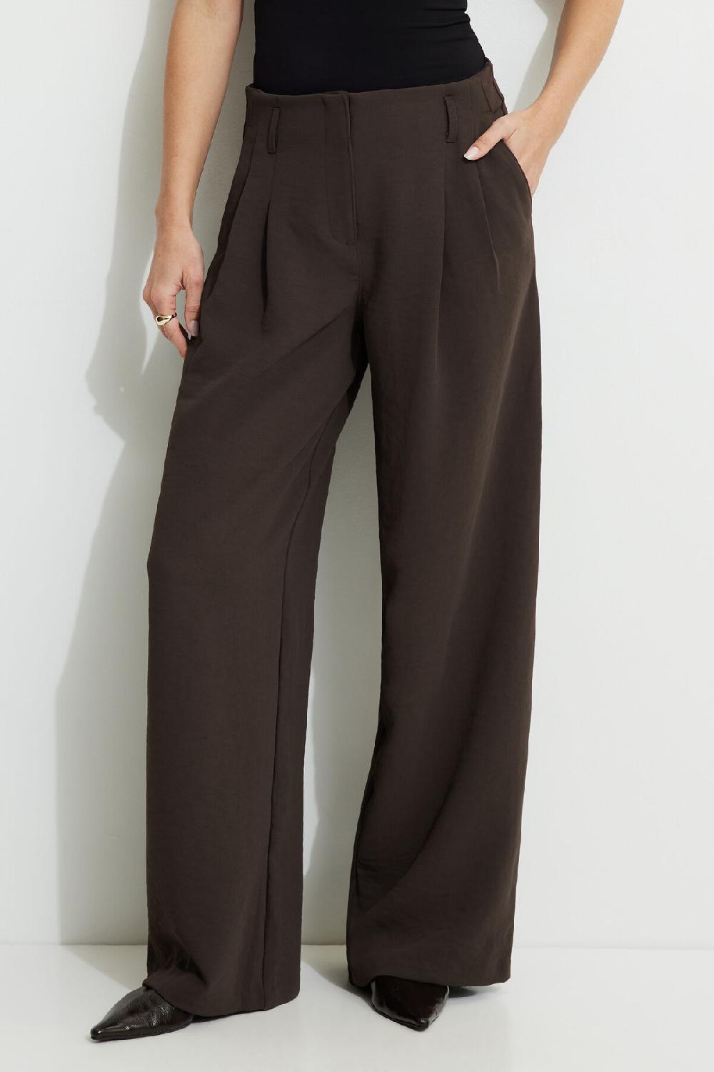 Dynamite Pantalon Décontractée à Taille Mi Haute Jourdan