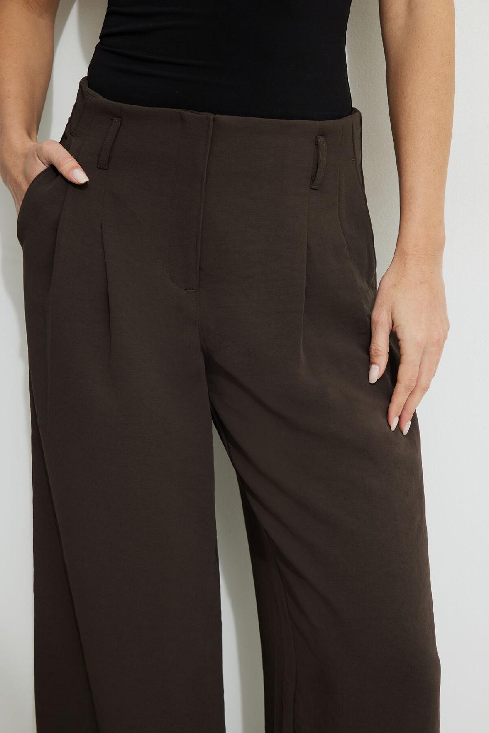 Dynamite Pantalon Décontractée à Taille Mi Haute Jourdan
