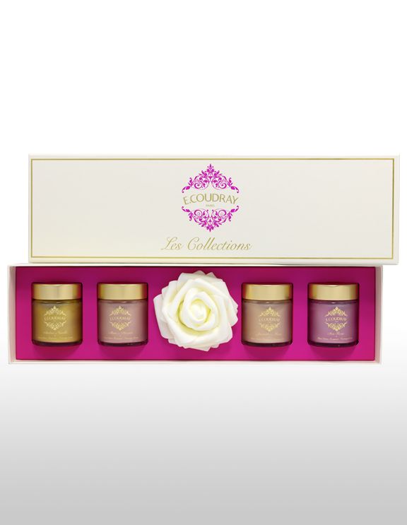 e.coudray Le Coffret “Collection” Bain crème 4 pots 30 ml chacun