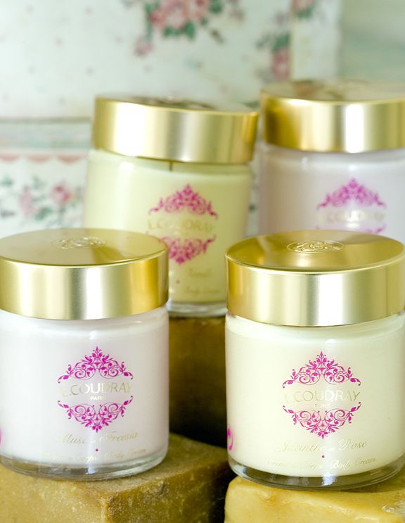 E.coudray Le Coffret “Collection” Crème De Corps 4 Pots 30 Ml Chacun