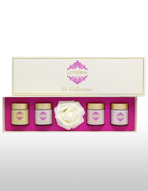 e.coudray Le Coffret “Collection” Crème de corps 4 pots 30 ml chacun