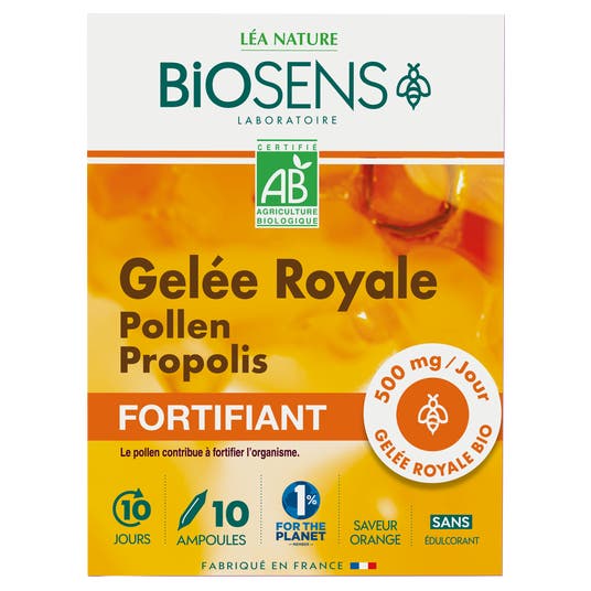 eau thermale jonzac Ampoules Fortifiant - Gelée Royale - Pollen - Propolis - bio