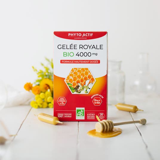 Eau Thermale Jonzac Ampoules Gelée Royale Bio 4000mg