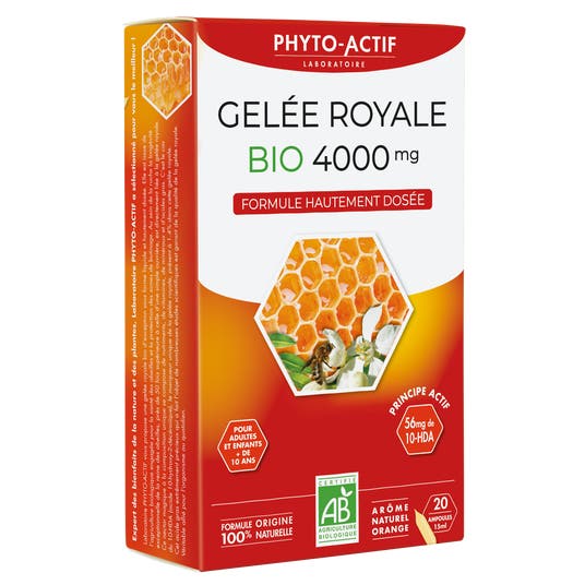 Eau Thermale Jonzac Ampoules Gelée Royale Bio 4000mg