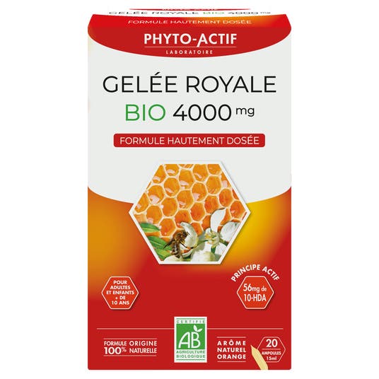 eau thermale jonzac Ampoules Gelée Royale Bio 4000mg
