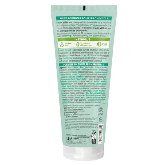 Eau Thermale Jonzac Après-shampooing Tous Types De Cheveux Aloe Vera Bio