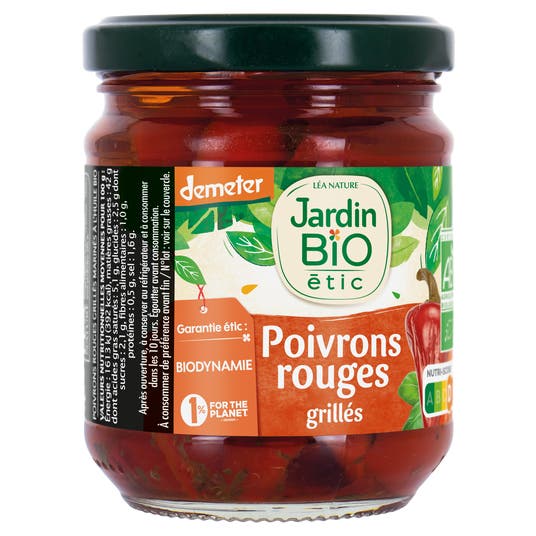 Eau Thermale Jonzac ARRET - Poivrons Rouges Bio Grillés