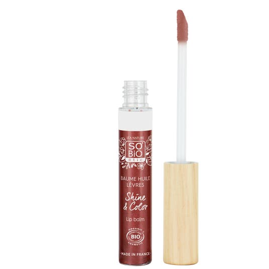 eau thermale jonzac Baume huile à lèvres Shine & Color - 41 Rose précieux