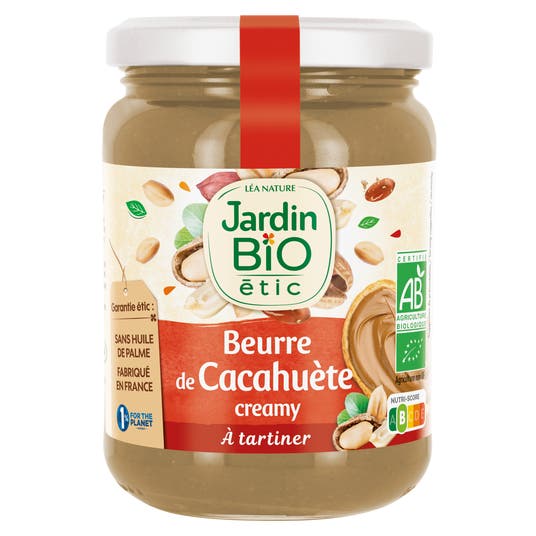 eau thermale jonzac Beurre de cacahuète bio et creamy