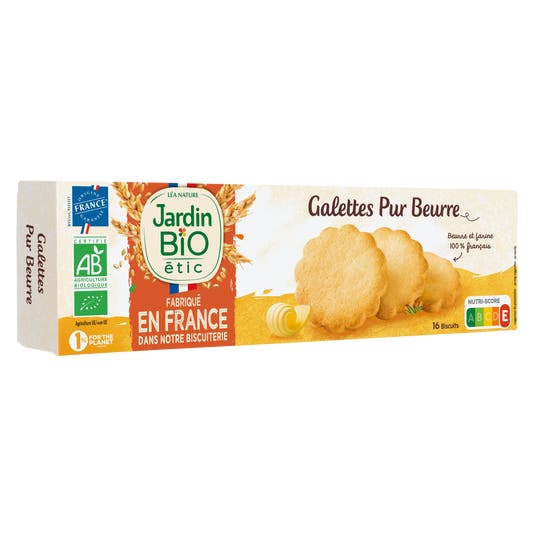 Eau Thermale Jonzac Biscuits Galettes Pur Beurre Bio Équitable