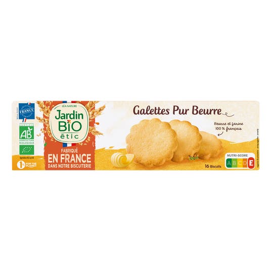 eau thermale jonzac Biscuits galettes pur beurre bio Équitable